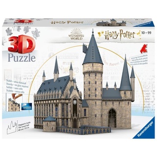 Ravensburger 3D Puzzle 11259 - Harry Potter Hogwarts Schloss - Die Große Halle - 540 Teile - Für Alle Harry Potter Fans Ab 10 Jahren