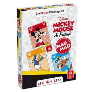 22500205 - Disney Mickey & Friends - Mau Mau, für 2 bis 4 Spieler, ab 5 Jahren