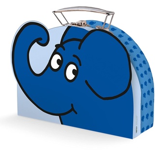 Trötsch Die Maus Koffer mit Formdeckel Elefant: Pappkoffer Reisekoffer Kinder Spielkoffer