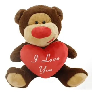 Teddybär Mit Rotem Herz "Ich Liebe Dich" 55 Cm Valentins-Puppe 68430