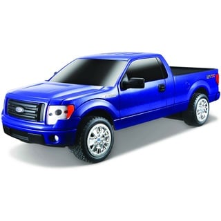 Maisto Tech R/C Ford F-150 STX: Ferngesteuertes Auto im Maßstab 1:24, 2,4 GHz, mit Pistolengriff-Steuerung, ab 5 Jahren, 20 cm, blau (581518)