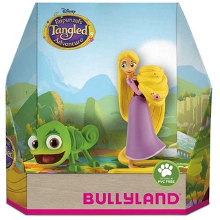 Bullyland 13461 - Spielfigurenset, Walt Disney Rapunzel - Rapunzel und Pascal, liebevoll handbemalte Figuren, PVC-frei, tolles Geschenk für Jungen und Mädchen zum fantasievollen Spielen