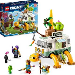 LEGO 71456 DREAMZzz Mrs. Castillos Schildkrötenbus, baue das Wohnmobil-Spielzeug aus der TV-Show auf 2 Arten, mit Figuren Mateo, Zoey und Z-Blob, ... - Bunt