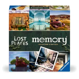 Ravensburger 23499 Collector's memory® Lost Places - Das weltbekannte Gedächtnisspiel das 2 bis 8 Spieler ab 6 Jahren an einige der schönsten Lost Pla