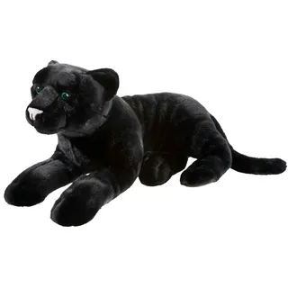 Heunec Kuscheltier Panther , schwarz , 100% Polyester , Maße (cm): B: 32 H: 29