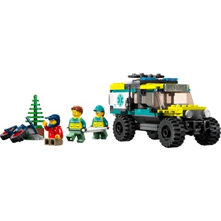 LEGO 40582 City 4x4 Offroad Ambulance Rescue Limited Edition 2023 Set 6+ 162 Teile mit coolem Geländewagen und 3 Minifiguren