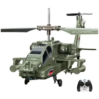 efaso RC-Helikopter S109G RC Hubschrauber 3-Kanal - ferngesteuerter Helikopter, mit Gyroskop / LED Beleuchtung grün
