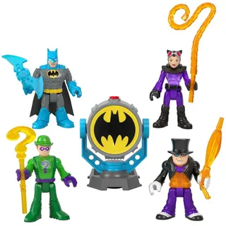 Imaginext DC Super Friends Bat-Tech Bat-Signal Figuren Multipack