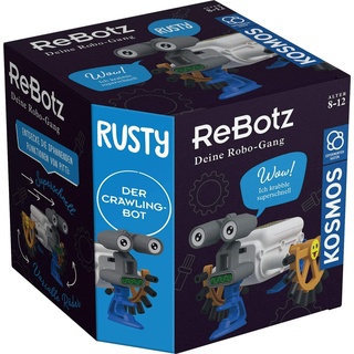 KOSMOS 602574 ReBotz - Rusty der Crawling-Bot, Mini-Roboter zum Bauen, Spielen und Sammeln für eine Robo-Gang, Roboter-Spielzeug, Experimentier-Set für Kinder ab 8-12 Jahre