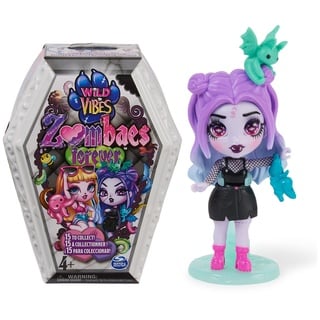 Zombaes Forever, Wild Vibes, Zombie-Sammelfigur, Puppenzubehör und Spielzeugsarg (Designs können variieren), 8,9cm, Kinderspielzeug für Mädchen