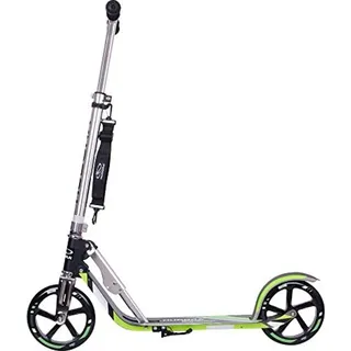 HUDORA 6956016014695 14695 BigWheel 205-Das Original mit RX Pro Technologie-Tret-Roller klappbar-City-Scooter, Grau/Grün - Grün