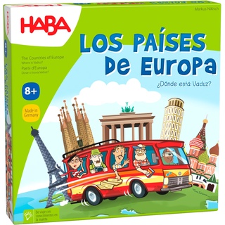 Haba - Brettspiel, Die Länder Europas, Mehrfarbig (Habermass H304535)