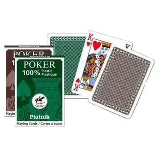 Piatnik Spiel 1362 - Spielkarten: Poker - Einzelspiel, Economy, Familienspiel, Strategiespiel bunt