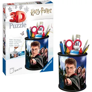 Ravensburger 3D Puzzle 11154 - Utensilo Harry Potter - 54 Teile - Stiftehalter für Harry Potter Fans ab 6 Jahren, Schreibtisch-Organizer für Kinder, Harry Potter Geschenke