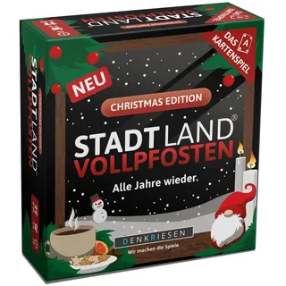 DENKRIESEN - STADT LAND VOLLPFOSTEN® - Das Kartenspiel - CHRISTMAS EDITION - 'Alle Jahre wieder.' von Denis Görz/ Ricardo Barreto / D&R DENKRIESEN Gmb