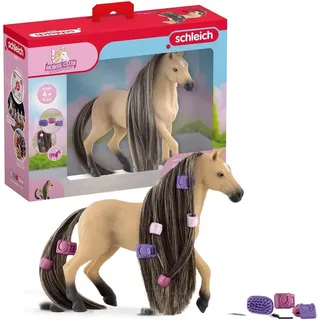 schleich HORSE CLUB 42580 Sofia's Beauties Andalusierstuten Pferde-Beauty Set mit Bürste - Pony Pferd mit Mähne zum Haarstyling mit Zubehör, Pferde Spielzeug ab 5 Jahren