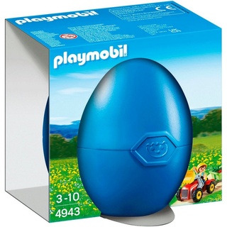 Playmobil® Konstruktions-Spielset Junge mit Kindertraktor (4943), Playmobil, Made in Europe bunt