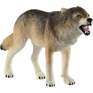 Schleich® Spielfigur Wolf, (1-tlg) grau