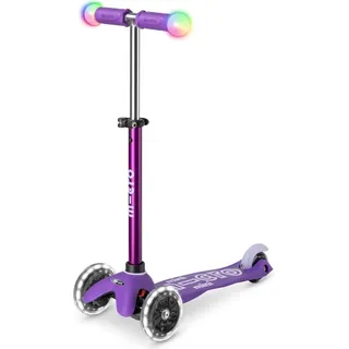 Micro Mobility Mini Micro Deluxe Magic, Kinder, Klassischer Roller, Beide Geschlechter, Asphalt, 50 kg, 3 Rad/Räder - Violett