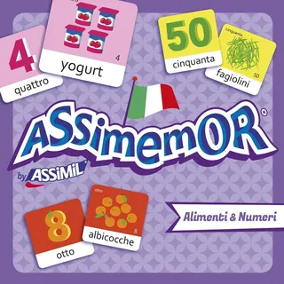 ASSiMEMOR Alimenti & Numeri (Speisen & Zahlen): Das kinderleichte Italienisch-Gedächtnisspiel von ASSiMiL