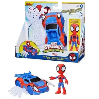 Hasbro - Marvel Spidey and His Amazing Friends Spidey Web-Flitzer Set