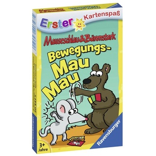 Ravensburger Spiel, 32 Blatt Kinder Erster Kartenspaß M&B Bewegungs Mau Mau 20347