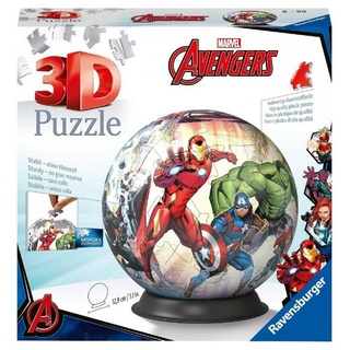 Ravensburger Puzzle »Ravensburger 3D Puzzle 11496 - Puzzle-Ball Avengers - 72 Teile -...«, Puzzleteile
