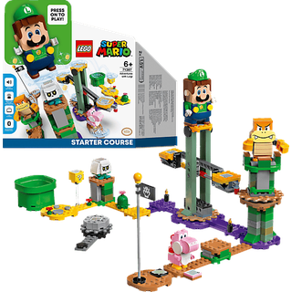 LEGO Super Mario 71387 Abenteuer mit Luigi – Starterset Bausatz, Mehrfarbig