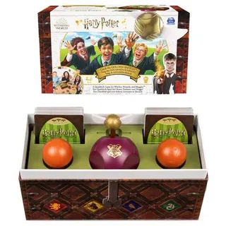 Spin Master Wizarding World Harry Potter - Fang den Goldenen Schnatz - Action-Kartenspiel für 3-4 Spieler ab 8