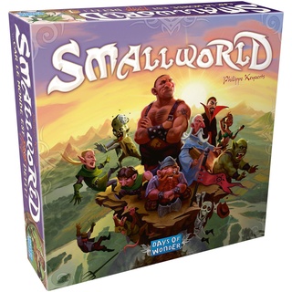 Days of Wonder , Small World, Board Game, Ages 8+, 2-5 Players, 40-80 Minute Playing Time