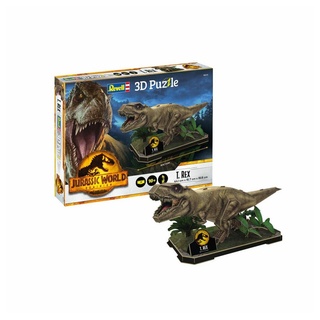 Revell® 3D-Puzzle Jurassic World Dominion T-Rex, 45 Puzzleteile bunt