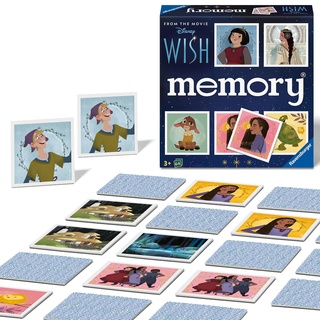 Ravensburger Walt Memory 22595 Disney Wish-Der Gedächtnisspiel-Klassiker für die ganze Familie ab 3 Jahren bei dem kein Wunsch unerfüllt bleibt