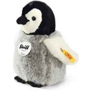 Steiff - Flaps Pinguin, schwarz/weiß/grau, 16cm