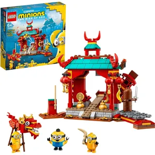 LEGO 75550 Minions Kung Fu Tempel, Spielzeug für Kinder ab 6 Jahre mit Figuren: Otto, Kevin und Stuart