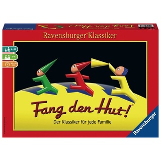 Ravensburger Spiel, Ravensburger Familienspiel Klassiker Würfelspiel Fang den Hut! 26736