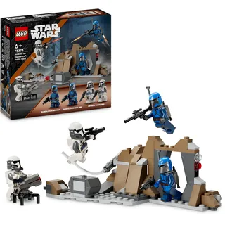 Lego Star Wars: The Mandalorian Hinterhalt auf Mandalore Battle Pack, Abenteuer-Bauspielzeug für Kinder, Action-Spielset zum Sammeln, Geschenkidee für Jungen und Mädchen 75373