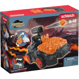 Schleich® Spielfigur ELDRADOR® CREATURES, Lava-Crashmobil+Mini Creature (42668) bunt