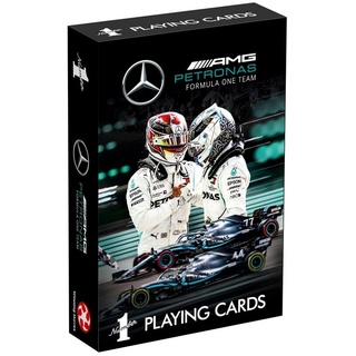 Winning Moves Spiel, Kartenspiel »Number 1 Spielkarten Mercedes AMG Petronas Motorsport Kartenspiel Karten Spiel« schwarz