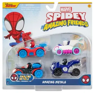 SPIDEY und seine Super-Freunde - 4er Set Die-Cast Fahrzeuge