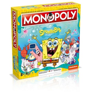 Winning Moves Spiel, Brettspiel Monopoly SpongeBob Schwammkopf Deutsch/Französisch, zweisprachig bunt