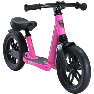 BIKESTAR Vollgefedertes Alu Kinder Laufrad Rad für Jungen und Mädchen ab 2-3 Jahre | 10 Zoll Lauflernrad Fully | Risikofrei Testen | Berry