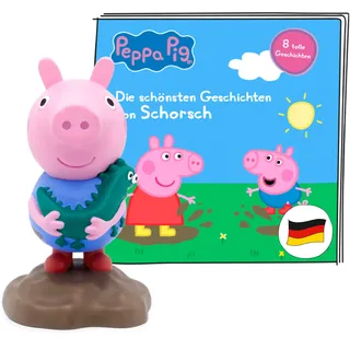 tonies Hörfigur für Toniebox, Peppa Wutz – Die schönsten Geschichten von Schorsch, Hörspiel für Kinder ab 3 Jahren, Spielzeit ca. 44 Minuten