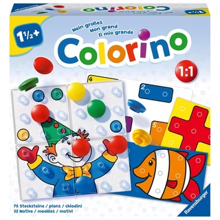 Ravensburger 25959 Mein großes Colorino Mitwachsendes Lernspiel - So wird Farben lernen zum Kinderspiel - Der Spieleklassiker für Kinder ab 15 Jahren