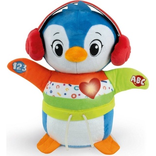 Clementoni® Kuscheltier Baby Clementoni, Tanz-mit-mir Pinguin, mit Licht- und Soundeffekten bunt