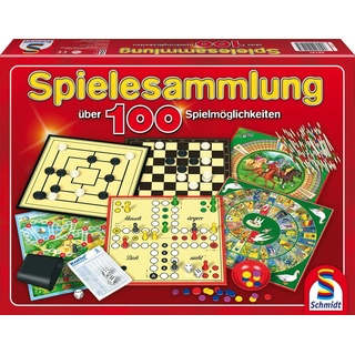 Schmidt Spiele GmbH Spiel, »Schmidt Spiele Familienspiel Spielesammlung 100 Spielmöglichkeiten 49147«