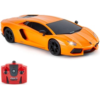 CMJ RC CARS Lamborghini Aventador LP700-4 Offiziell Lizenziertes ferngesteuertes Auto im Maßstab 1:24 mit funktionierenden Lichtern 2.4Ghz