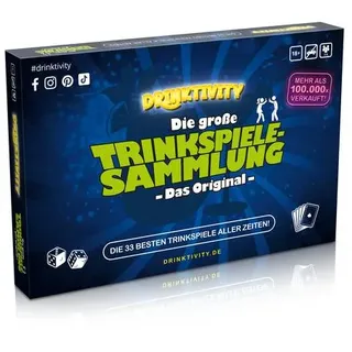 Drinktivity - Die große Trinkspielesammlung (DE) Partyspiele Erwachsene 33 Spiele Party Box