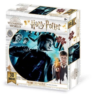 Grandi Giochi PU102000 Harry Potter und alle Protagonisten der Saga Horizontales Linsenpuzzle, inkl. 500 Teilen und 3D-Effekt-Packung-PU102000