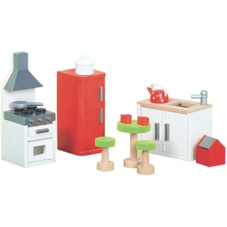 Le Toy Van – SugarPlum Küchen-Zubehörset aus Holz für Puppenhäuser | Puppenhaus-Möbelsets für Mädchen & Jungen – Geeignet für Kinder ab 3 Jahren