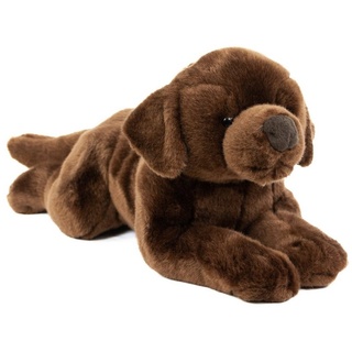 Teddys Rothenburg Kuscheltier Labrador dunkelbraun liegend 40 cm Kuscheltier Hund Uni-Toys (Hund)